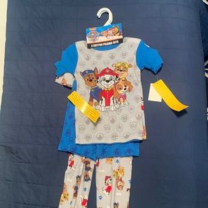 NWT Paw Patrol 4 piece pajama set